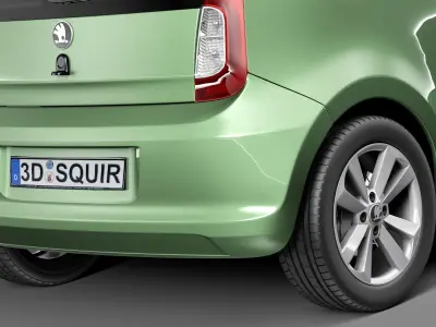 Skoda CitiGo 2013 3D model