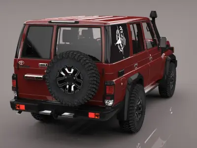 LAND CRUISER J79 2024  Low-poly 3D model