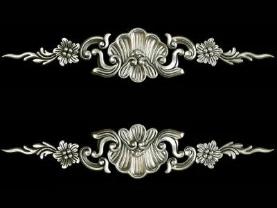 Classic carved 036 3D model
