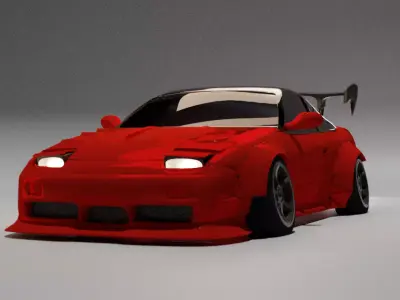 Nissan 180sx 3D model