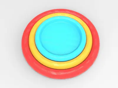 Loju Tray Low-poly 3D model