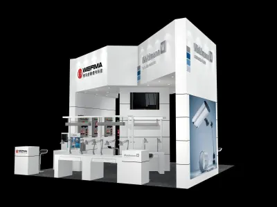 Booth - Area - 6X6-3DMAX2009-07 3D model