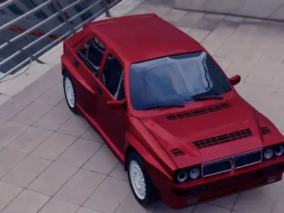 Lancia Delta Integrale 3D model