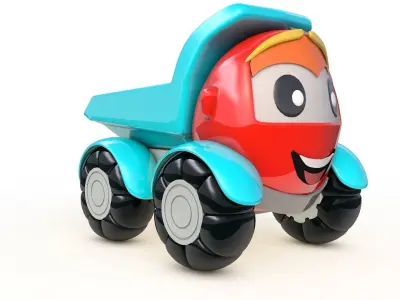 Lorry Toys Cartoon 3D model