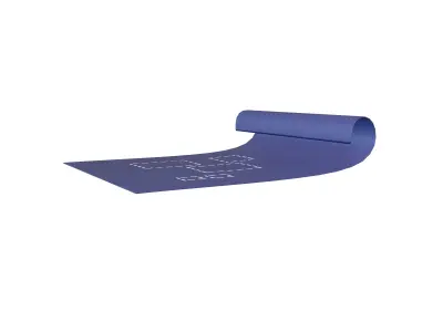 Cartoon Blueprint v1 002 Low-poly 3D model