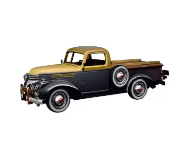 1946 Chevrolet Pickup Truck  Post-War Classic Utility Vehicle 3D model