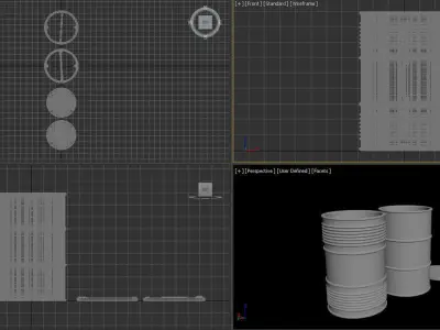 Barril 200l  3D print model