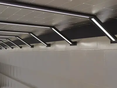 Home Garage Base Interior 3D 3D model