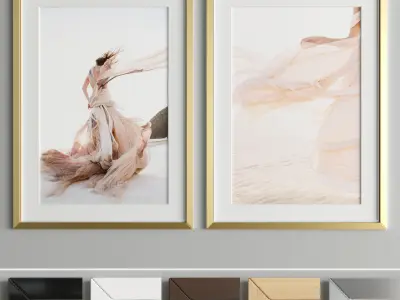 Art Frame A12 Low-poly 3D model