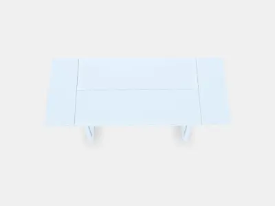 NORDVIKEN extendable table Low-poly 3D model