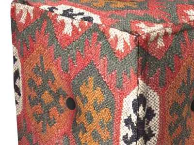 Handmade Kilim Pouf 3D model