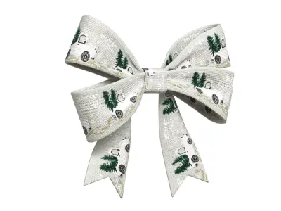 Christmas Bow Ribbon 87 Low-poly 3D model