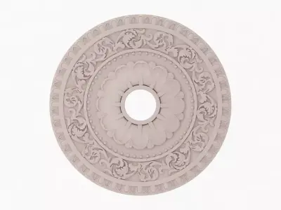 Classic Ceiling Medallion 19 3D model