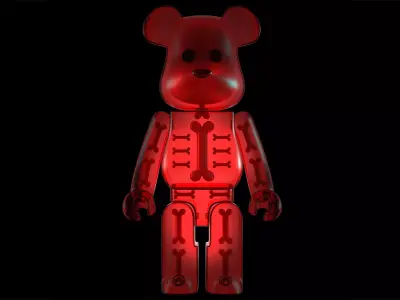 Bearbrick Low-poly 3D model