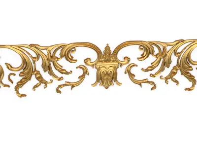 Classic decor ornament 125 3D model