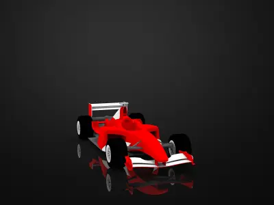 F1 Racing Car 3D model by huzaifaadil07