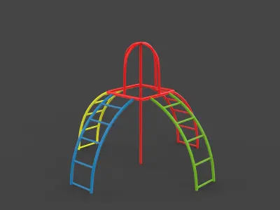 Playground Monkey Bars 3D model buy