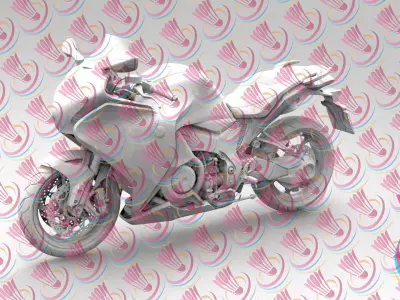 HONDA CRF FOR 3D PRINTING 3D model