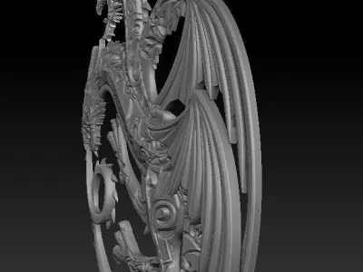 3D The game of thrones model 3D print model