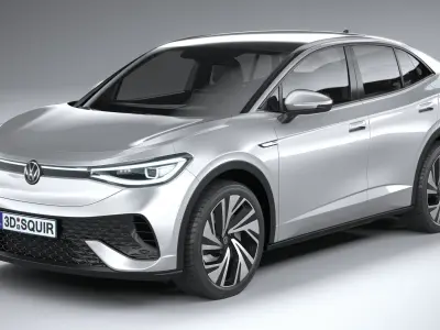 Volkswagen ID5 2022 3D model