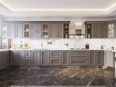 New Classic Kitchen  3D model