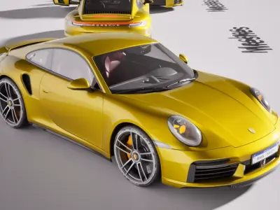 ArchViz Car Assets P04 - Unreal Engine 5 3D model