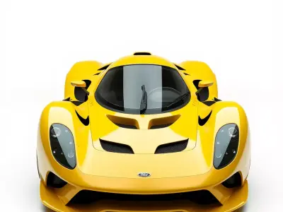 Vibrant Ford Supercar model pack Low-poly 3D model
