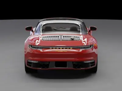 Porsche 911 Targa 4S 3D model