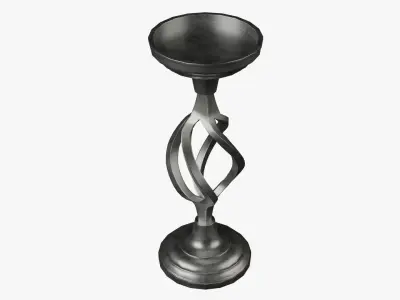 Candle Holder Low-poly 3D model