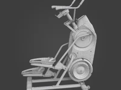 Elliptical trainer-Exercise Equipment-03 Low-poly 3D model