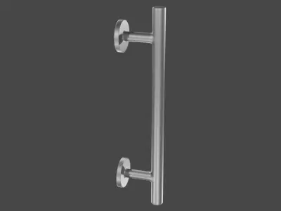 A 3D Simple Tubular Handle Door 3D model