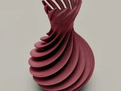 Printable Vase - Flower Pot 3D print model