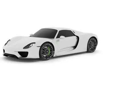 Porsche 918 2015 3D model