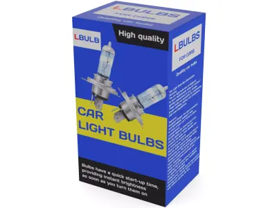 Car bulbs Car Bulbs Low-poly 3D model