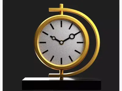 Table Clock 3D print model