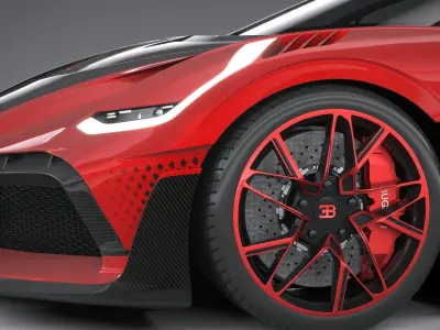 Bugatti Divo Lady Bug 2020 3D model
