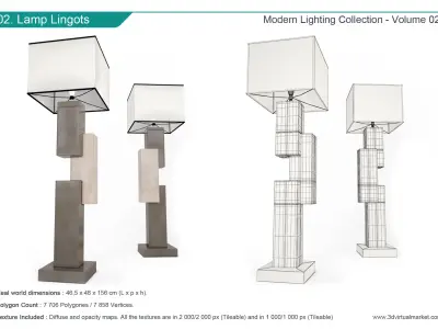 Modern Lighting Collection Faiences 3D model
