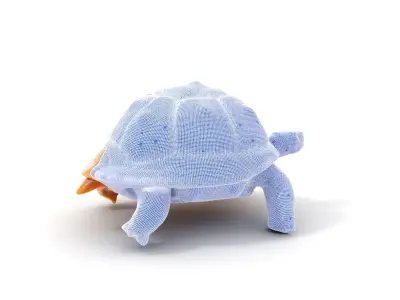 Realistic Tortoise D Model Pack with Detailed Textures Low-poly 3D model