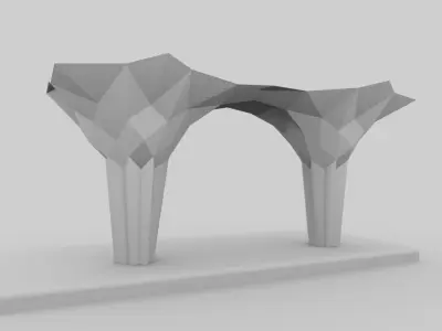 Parametric  architecture  3D model
