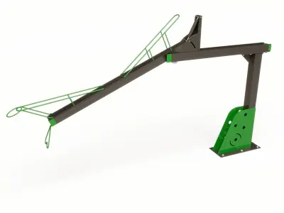 2 Layer Bicycle Rack 3D model