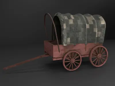 gamming car Low-poly 3D model