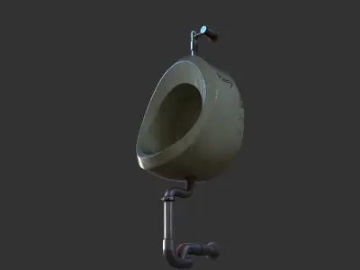 TOILET MODEL 4K TEXTURE READY 3D model