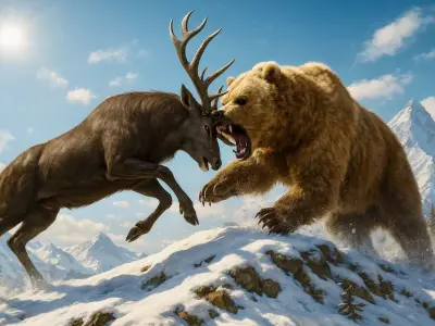 Deer Animal  Low-poly 3D model