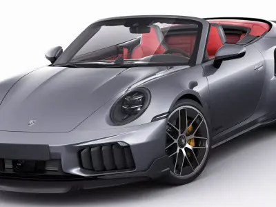 Porsche 911 Turbo S Cabriolet 2026 3D model