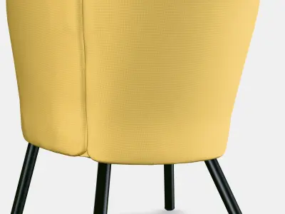 HERRAKRA Armchair Low-poly 3D model