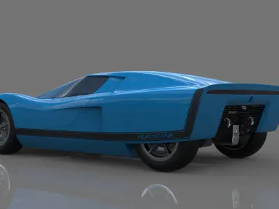 holden hurricane concept 1969 3D model