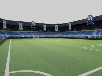 Racing Genk Football Stadium Low-poly 3D model