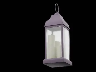 Christmas Lantern Low-poly 3D model order