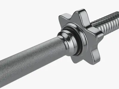 Dumbbell handle 3D model