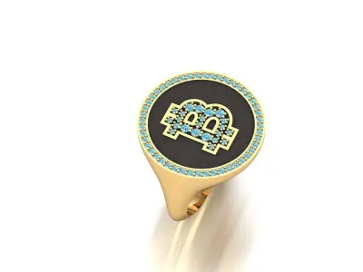 Signet Ring 3D print model purchase